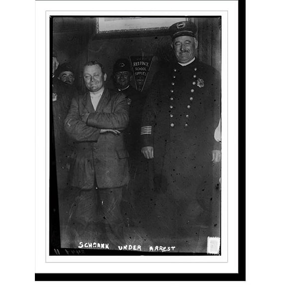 Historic Print, Schrank under arrest, 16" x 20"