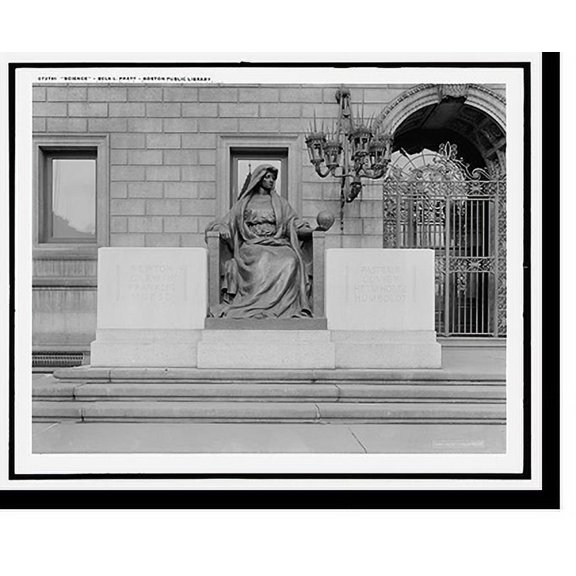 Historic Print, Science, Bela L. Pratt, Boston Public Library, 16" x 20"