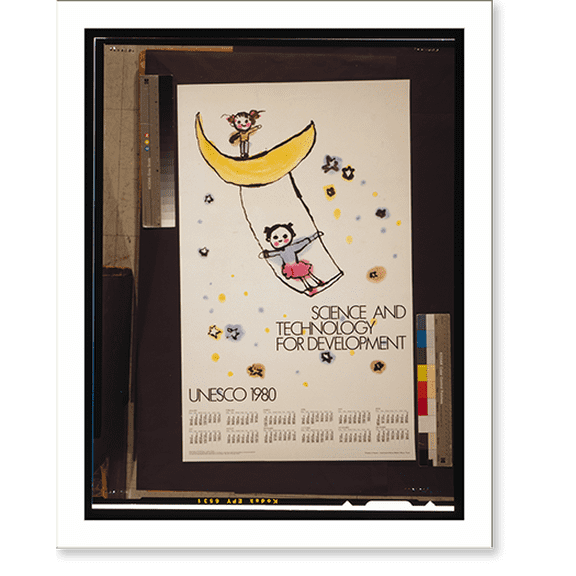 Historic Print, Science and technology for development, 18" x 24"