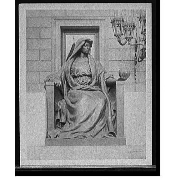 Historic Print, [Science, [by] Bela L. Pratt, Boston Public Library], 18" x 24"