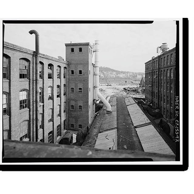 Historic Print, Scovill Brass Works, 59 Mill Street, Waterbury, New Haven County, CT 42, 16" x