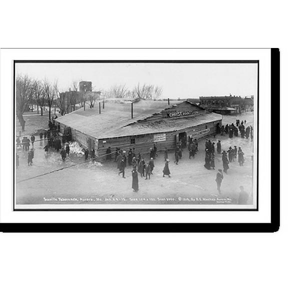 Historic Print, Scoville Tabernacle, Aurora, Mo., 16" x 20"