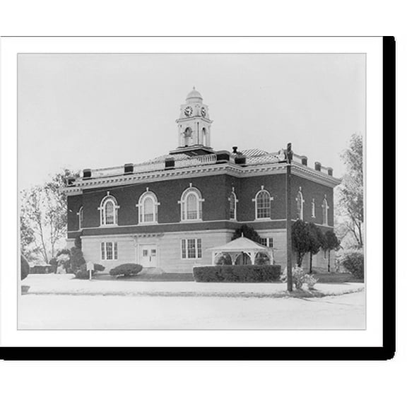 Historic Print, Sebastian County Courthouse in Fort Smith, Arkansas: Erected in 1875, 18" x 24"