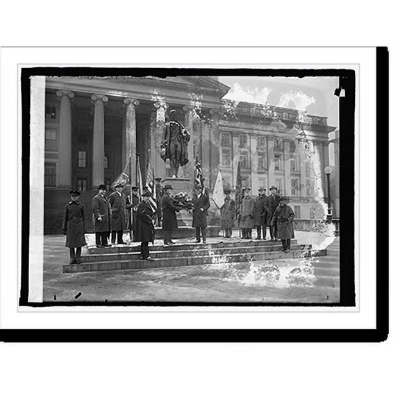 Historic Print, Sec. Mellon at 168th Ann. of birth of Alexander Hamilton, 1/10/25, 16" x 20"
