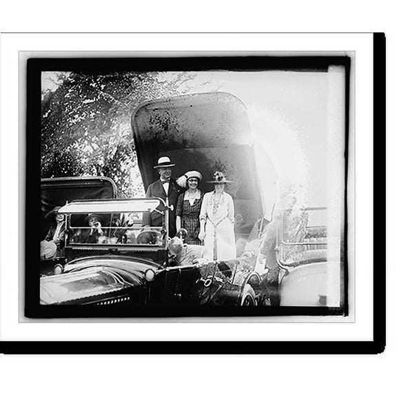 Historic Print, Secty. & Mrs. Denby, 6/18/21, 18" x 24"