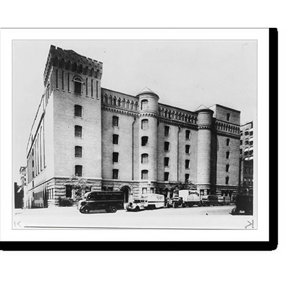 Historic Print, Security Storage warehouse, 1140 15th St., N.W., Washington, D.C., 16" x 20"