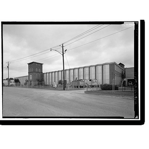 Historic Print, Selma Cotton Mill, 218 Morgan Avenue, Selma, Dallas County, AL - 2, 16" x 20"