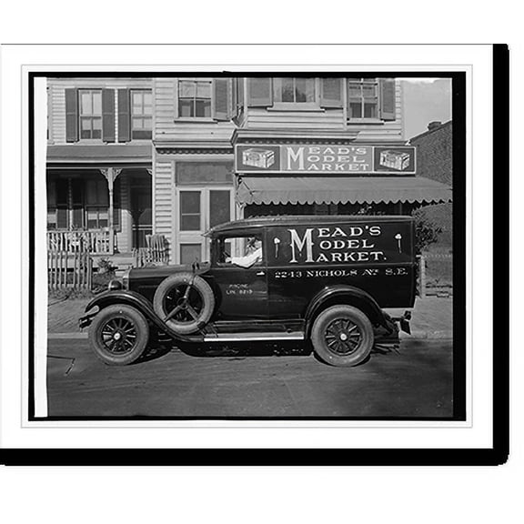 Historic Print, Semmes Motor Co., [Washington, D.C.], Meade truck, 18" x 24"