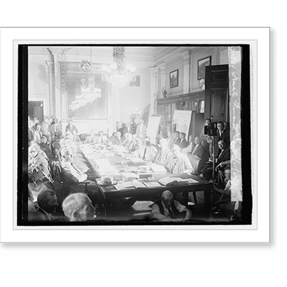 Historic Print, Senate Finance Com., 7/11/29, 18" x 24"