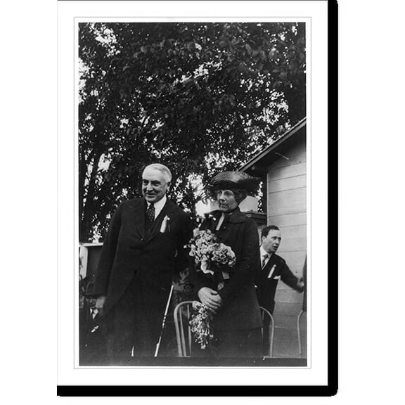 Historic Print, Senator Harding speaks at Minnesota State Fair, 16" x 20"