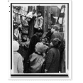 thumbnail image 1 of Historic Print, Senator [Robert Kennedy] and CBCC's Donald F. Benjamin join kids at playground.World Telegram & Sun photo by Dick DeMarsico., 18" x 24", 1 of 3