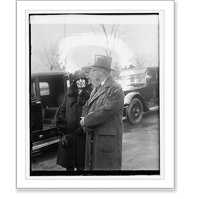 Historic Print, Senor & Senora Pascual Ortizo Rubio, 12/26/29, 18" x 24"