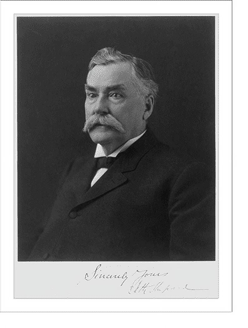 Seth Shepard Historic Print, [Seth Shepard, 1847-1917, bust portrait, facing left ...