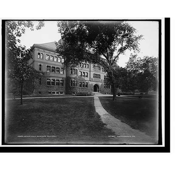 Historic Print, Sever Hall, Harvard College, 16" x 20"