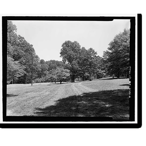 Historic Print, Shady Side Park Landscape, Atlanta, Decatur County, GA - 6, 18" x 24"