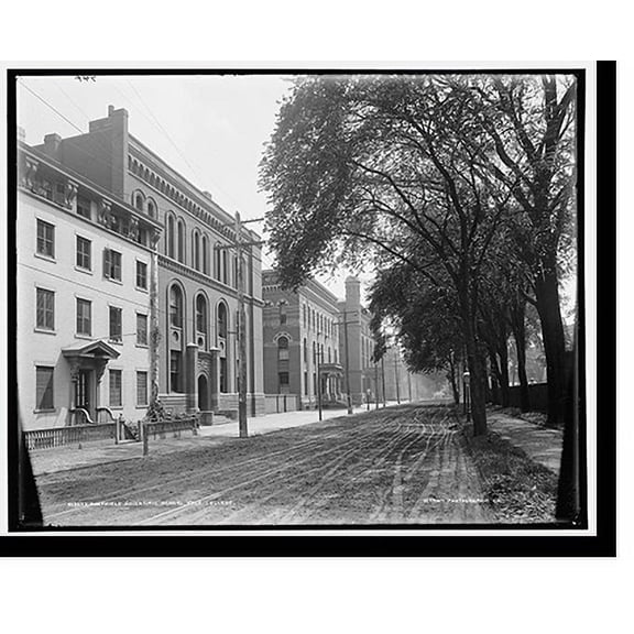 Historic Print, Sheffield Scientific School, Yale College, 16" x 20"