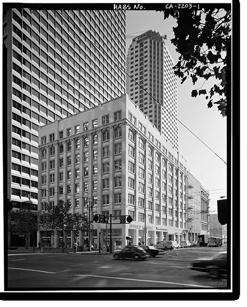 Historic Print, Sheldon Building, 915 First Street, San Francisco, San