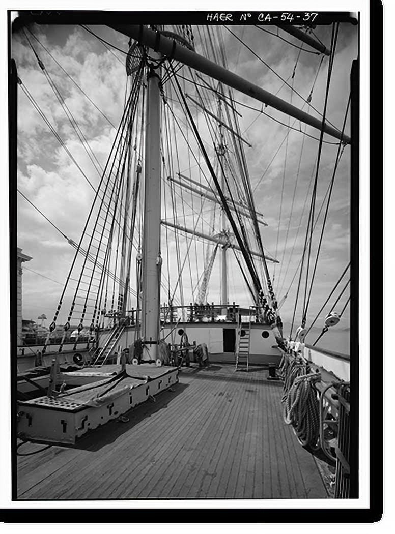 Historic Print, Ship BALCLUTHA, 2905 Hyde Street Pier, San Francisco