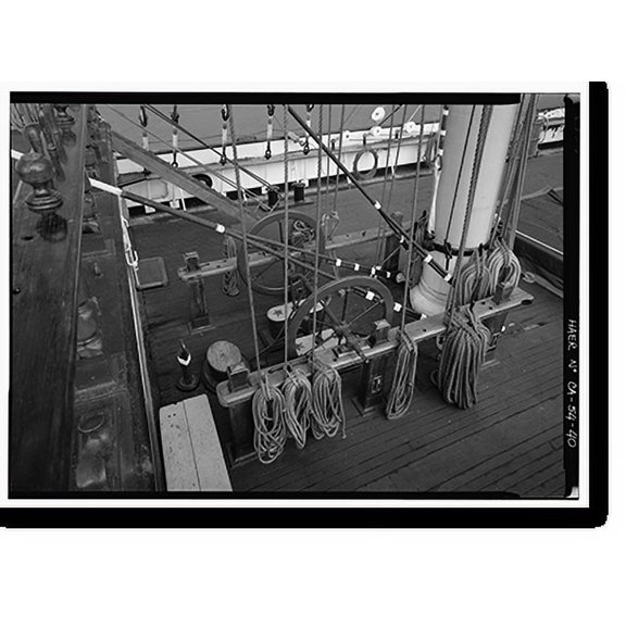 Historic Print, Ship BALCLUTHA, 2905 Hyde Street Pier, San Francisco, San Francisco County, CA - 40, 18" x 24"