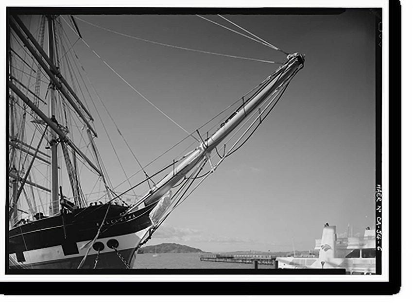 Historic Print, Ship BALCLUTHA, 2905 Hyde Street Pier, San Francisco