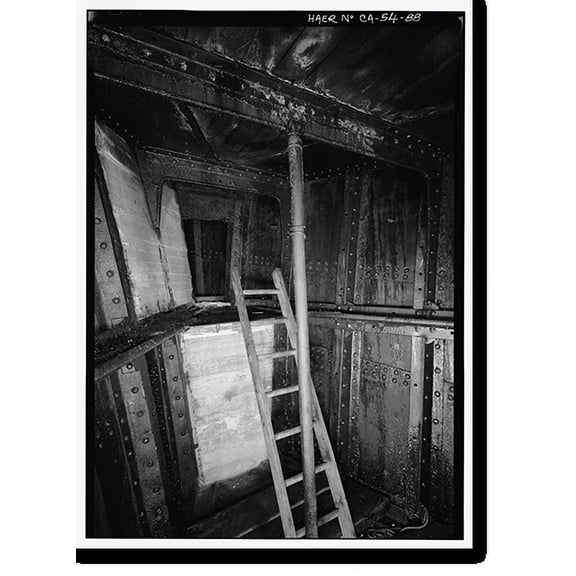 Historic Print, Ship BALCLUTHA, 2905 Hyde Street Pier, San Francisco, San Francisco County, CA - 88, 18" x 24"