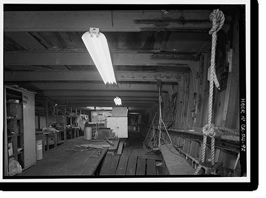 Historic Print, Ship BALCLUTHA, 2905 Hyde Street Pier, San Francisco