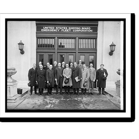 Historic Print, Shipping Board group, 4/7/22, 16" x 20"