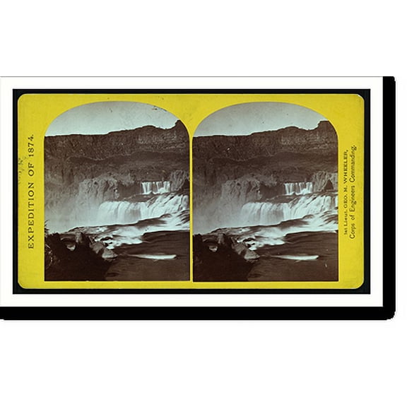 Historic Print, Shoshone Falls Snake River Idaho Main Fall..., 16" x 20"