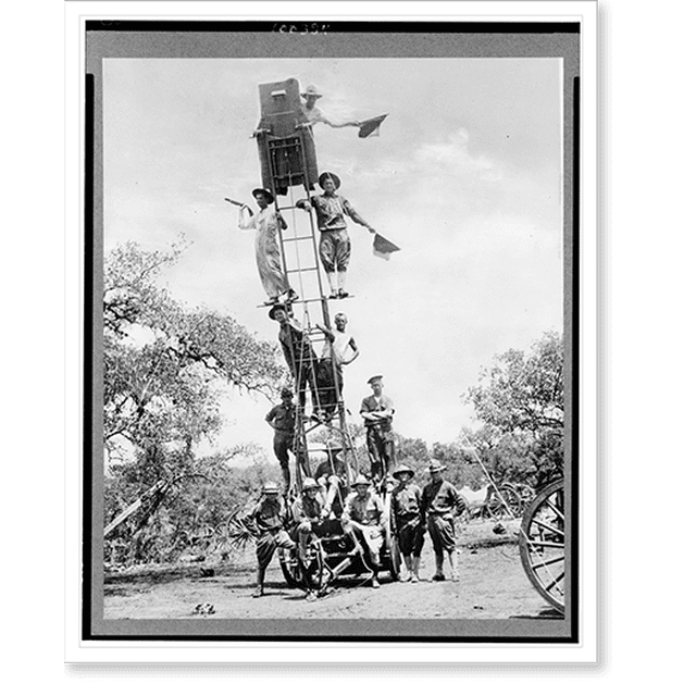 Historic Print, [Signal Corps at Camp Travis, San Antonio, Texas], 16