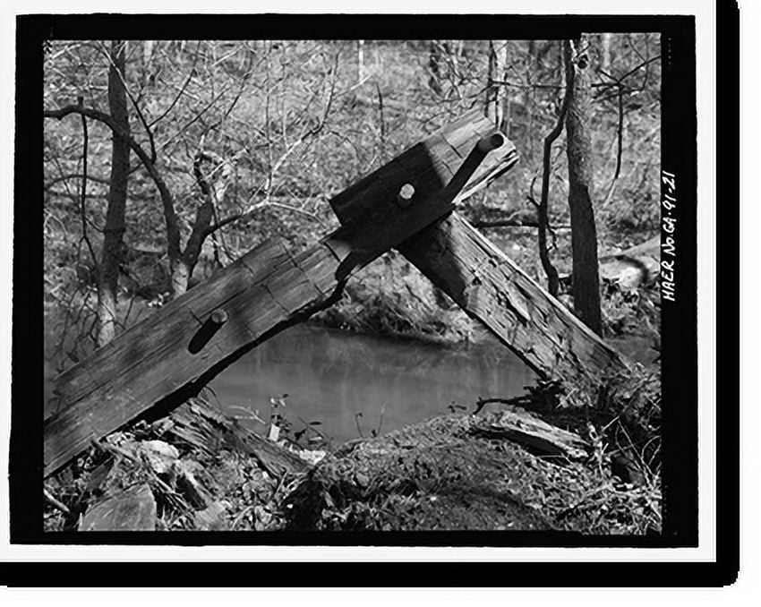 Historic Print, Silas C. Read Sawmill, Outlet of Maxwell Lake near