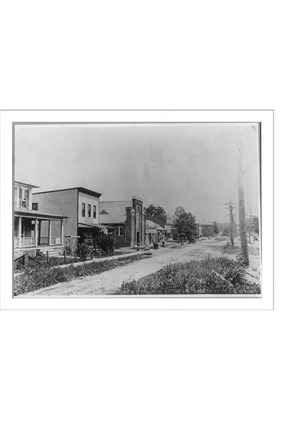 Historic Print, Silver Spring, Md. Main street, 16" x 20"