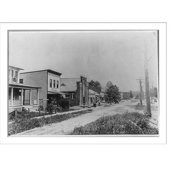 Historic Print, Silver Spring, Md. Main street, 18" x 24"