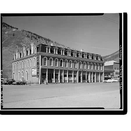 Historic Print, Silverton Historic District, Grand Imperial Hotel, West Twelfth & Green Streets, Silverton, San Juan County, CO - 2, 16" x 20"