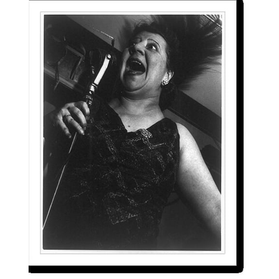 Historic Print, Singer at the Café Metropol, New York City.Lisette Model., 18" x 24"