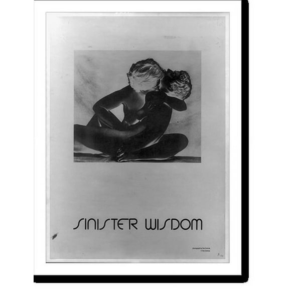 Historic Print, Sinister wisdom.photograph by Tee Corinne., 18" x 24"