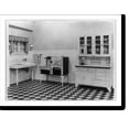 Historic Print, Sink, Western Electric stove, and in a model