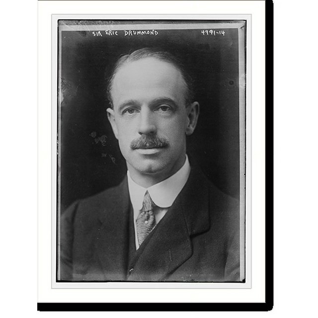 Historic Print, Sir Eric Drummond, 16" x 20"