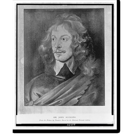 Historic Print, Sir John Suckling, 16" x 20"