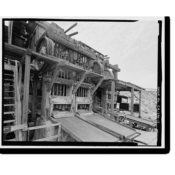 Historic Print, Skidoo Mine, Park Route 38 (Skidoo Road), Death Valley Junction, Inyo County, CA - 17, 18" x 24"