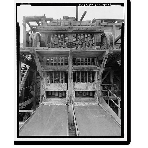 Historic Print, Skidoo Mine, Park Route 38 (Skidoo Road), Death Valley Junction, Inyo County, CA - 18, 16" x 20"
