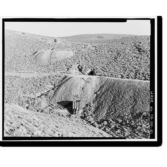 Historic Print, Skidoo Mine, Park Route 38 (Skidoo Road), Death Valley Junction, Inyo County, CA, 18" x 24"