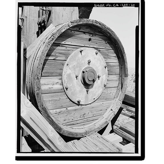 Historic Print, Skidoo Mine, Park Route 38 (Skidoo Road), Death Valley Junction, Inyo County, CA - 20, 18" x 24"