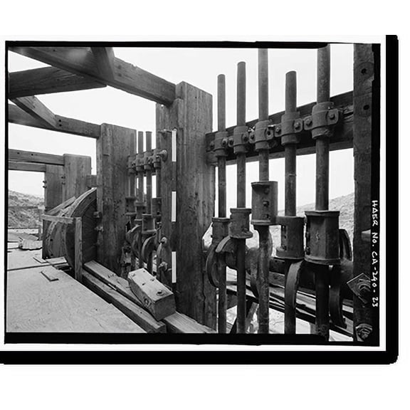 Historic Print, Skidoo Mine, Park Route 38 (Skidoo Road), Death Valley Junction, Inyo County, CA - 23, 18" x 24"