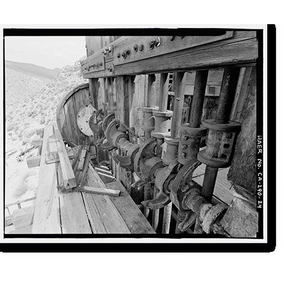 Historic Print, Skidoo Mine, Park Route 38 (Skidoo Road), Death Valley Junction, Inyo County, CA - 24, 18" x 24"