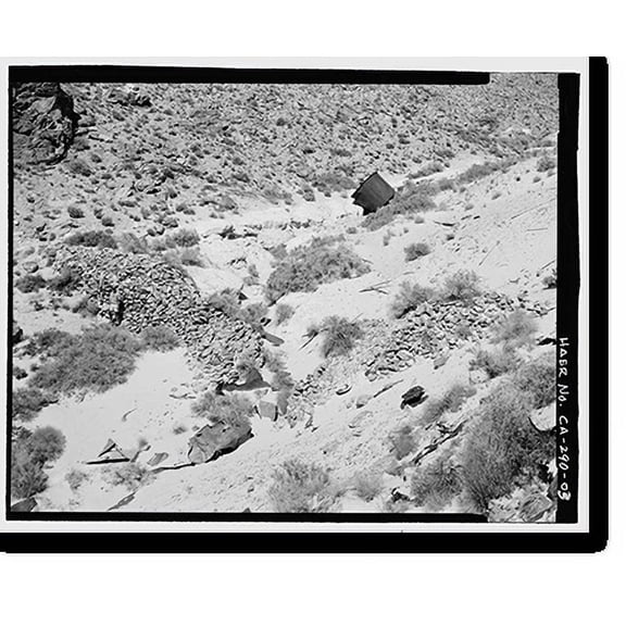 Historic Print, Skidoo Mine, Park Route 38 (Skidoo Road), Death Valley Junction, Inyo County, CA - 3, 18" x 24"