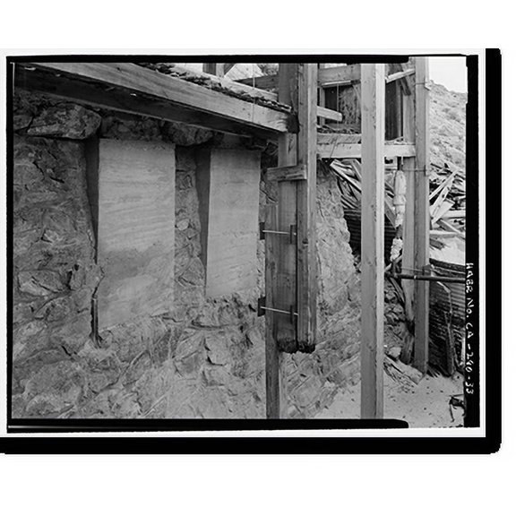 Historic Print, Skidoo Mine, Park Route 38 (Skidoo Road), Death Valley Junction, Inyo County, CA - 33, 16" x 20"