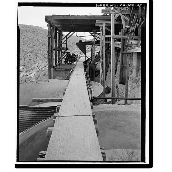 Historic Print, Skidoo Mine, Park Route 38 (Skidoo Road), Death Valley Junction, Inyo County, CA - 35, 18" x 24"