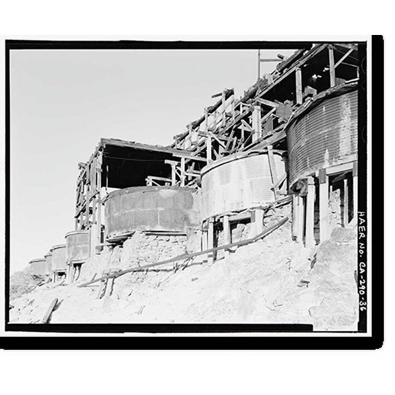 Historic Print, Skidoo Mine, Park Route 38 (Skidoo Road), Death Valley Junction, Inyo County, CA - 36, 16" x 20"