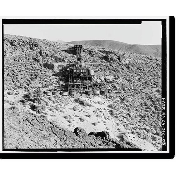 Historic Print, Skidoo Mine, Park Route 38 (Skidoo Road), Death Valley Junction, Inyo County, CA - 5, 16" x 20"