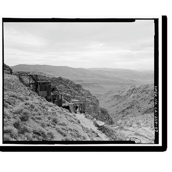 Historic Print, Skidoo Mine, Park Route 38 (Skidoo Road), Death Valley Junction, Inyo County, CA - 7, 16" x 20"